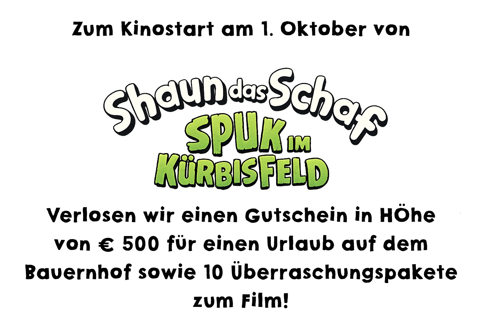 SHAUN DAS SCHAF – SPUK IM KÜRBISFELD
